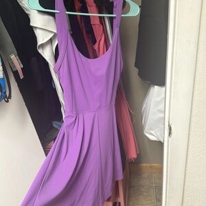 HALARA dress with shorts and pockets purple